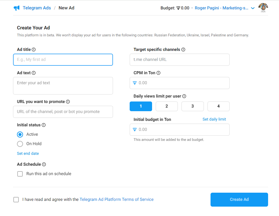 telegram ads telegram ads